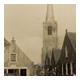Kerksingel  ± 1900. Gezien vanaf Lagendijk.